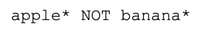 Figure 3: Wildcard Operators