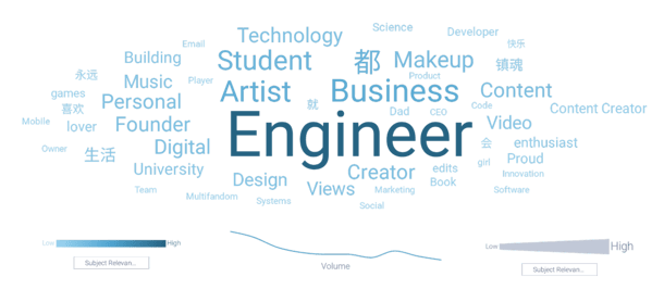 Source bios by aspiring tech worker Engineer dominates