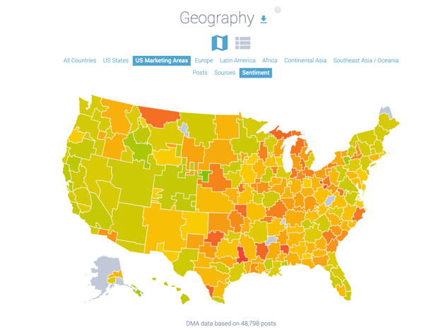 Sentiment Map